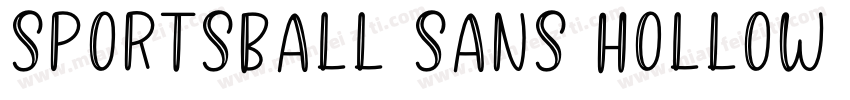 Sportsball Sans Hollow字体转换